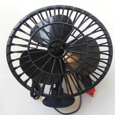 Mini 4 Inch Car Cooling Fan Plastic Oscillating Cup Mounting Dengan Dua Saklar