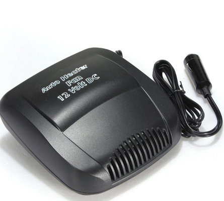 Pemanas Mobil Listrik Portabel Kecil 150w Bahan Plastik Warna Hitam Dengan Saklar