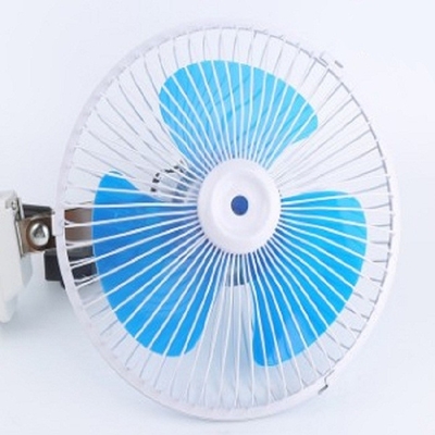 Kipas Pendingin Mobil Listrik Biru 12v / 24v Bahan Plastik Pemasangan Sekrup