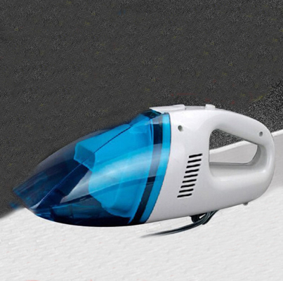 Bahan Plastik Penyedot Debu Mobil Genggam Basah / Kering Berwarna Biru Putih