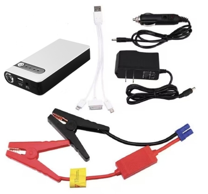 Pengisi Daya Baterai Mobil 12V Jump Starter Dengan Senter LED Baterai 11000mAh