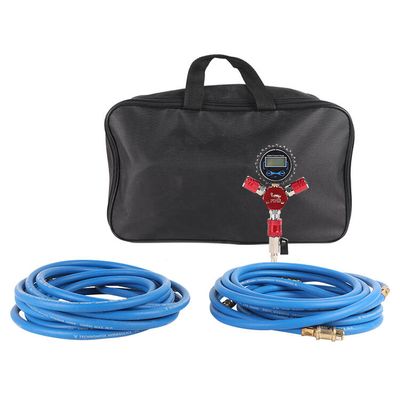 Digital Gauge 4 Way Air Manifold untuk Ban Inflasi Deflasi Sistem