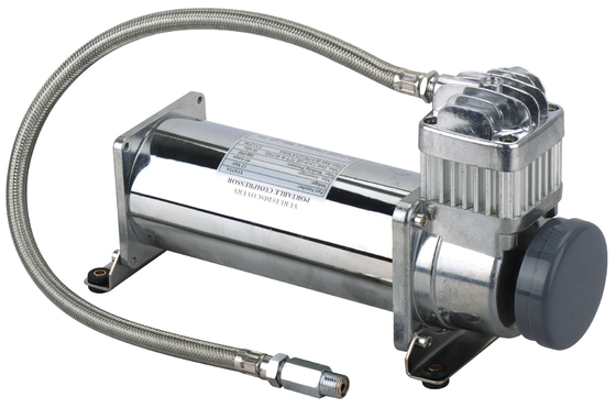 Chrome Car Ride Air Suspension Pump Car Tuning Dc 12V Untuk Kendaraan OffRoad