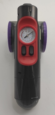 Rechargeable 12V Vacuum Cleaner Dan Kompresor Udara Handheld Mini Dengan LED Cahaya Udara 4-In-1 Ban Inflate Dan Pembersih