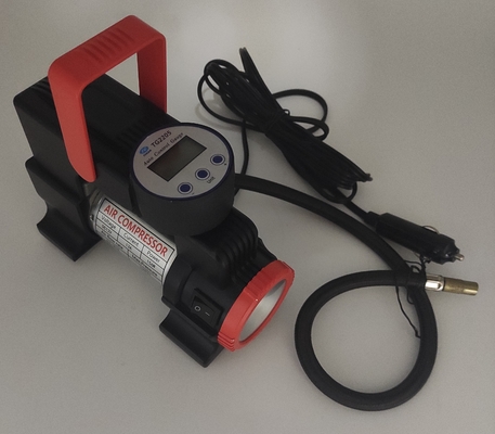 DC12V LED Light Portable Metal Car Air Compressor Dengan Pengukur Digital