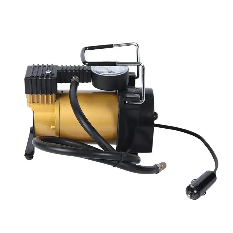 Portable Metal Air Compressor DC12v Single Cylinder Ban Mobil Inflator Pump Inflasi Cepat