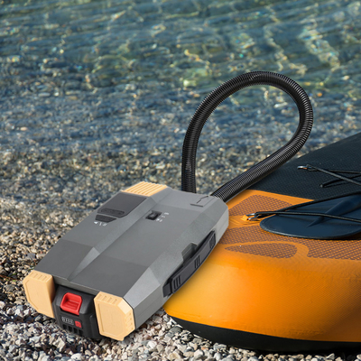 5000mAH Baterai Kapasitas SUP Pompa Listrik Untuk Dock Inflatable Kayak Paddle Board 20PSI 12V/110-240V