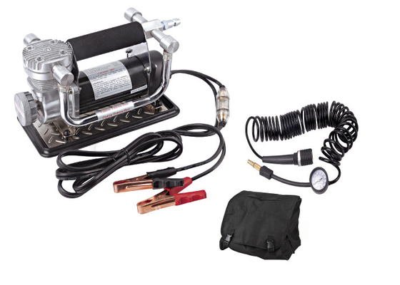 Harga yang bagus Portable Fast Inflation Powerfull Chrome 12V Car Air Compressor Kit Untuk Ban on line