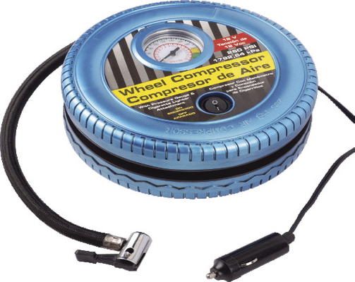 Harga yang bagus Bentuk Ban Kompresor Udara Mobil Portabel Inflator Ban Plastik DC12V on line
