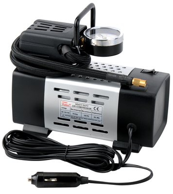 Harga yang bagus Kompresor Udara Logam Portabel 150PSI 12V Inflasi Kuat Dengan 2 Adaptor Nozzle on line