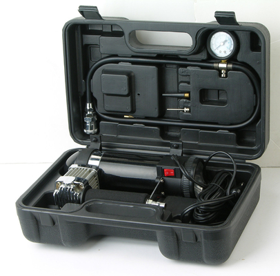Harga yang bagus Kompresor Udara Logam 3 In 1 Perak dan Hitam Dengan Kit Portable Dan Inflasi Cepat on line