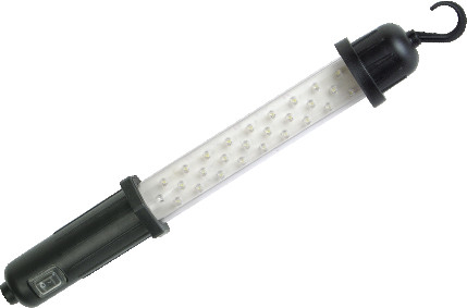Harga yang bagus Pemanas Mobil Portabel Plastik Led Underhood Work Light Dengan Steker Pemantik Rokok Dan Steker Pengisian on line