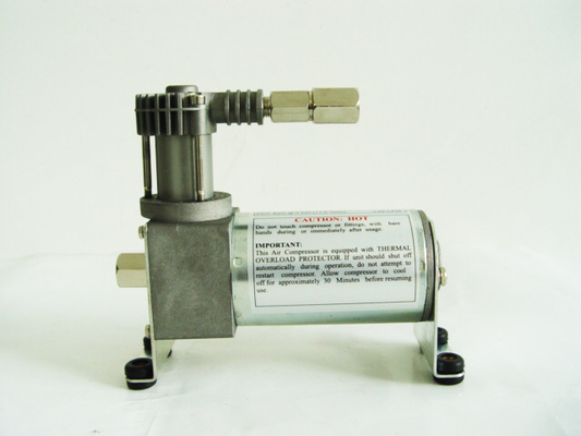 Harga yang bagus Pompa Suspensi Udara Chrome 120psi Tunggal Selang Timbal Stainless 12 Volt YURUI 6273R on line