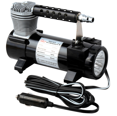 Harga yang bagus 12v Single Black Cyclinder Kompresor Udara Kendaraan Portabel Untuk Inflasi Mobil 150PSI on line