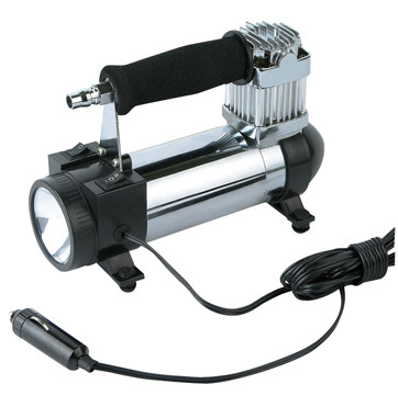 Harga yang bagus 12v Black Chrome Metal Potable 3 In 1 Kendaraan Kompresor Udara Kit Untuk Mobil on line