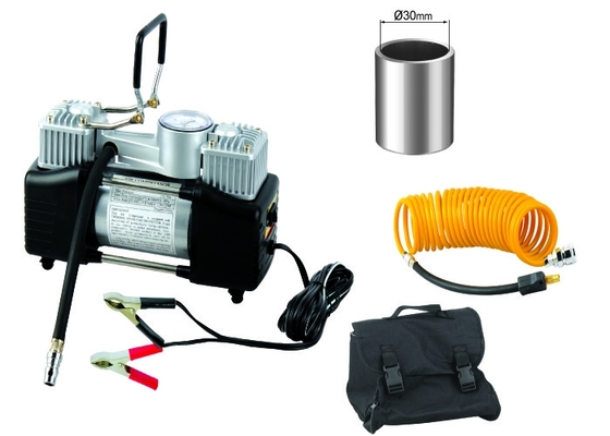 Harga yang bagus Pompa Kompresor Udara Kendaraan 12V Mobil Cylider Ganda 150psi Tugas Berat on line