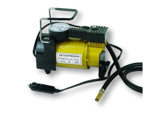 Harga yang bagus Tas Kit Kompresor Udara Kendaraan Hitam Dan Emas Portabel Yurui 12v 140PSI on line