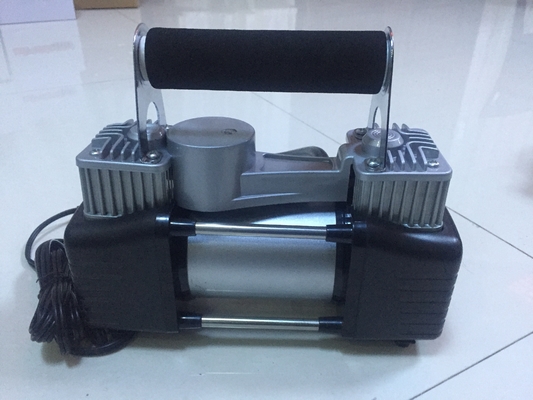 Harga yang bagus Bahan Baja Pompa Udara Mobil Pompa Dua Silinder Kuat, Klip Atau Pemantik Rokok on line