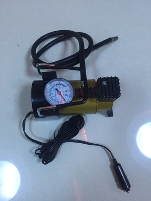 Harga yang bagus Pompa Tekanan Ban Mobil Perak Dan Kuning, Kompresor Udara 12 Volt Daya Tugas Berat on line