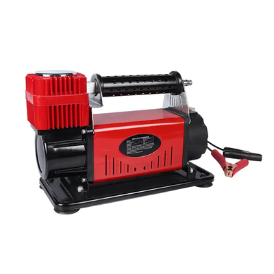 Harga yang bagus Heavy Duty Metal DC12V Compressor Udara Mobil Dengan Pressure Gauge Ban Mobil Air Inflator Single Cylinder Air Compressor on line