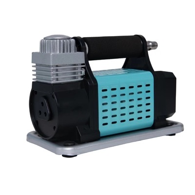 DC12V Metal Portable Car Air Compressor Dengan Metal Pressure Gauge