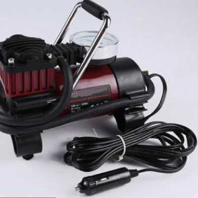 Harga yang bagus Air Ride Pump Kompresor Udara Kendaraan Bebas Minyak Pompa Udara Portabel Warna Merah on line