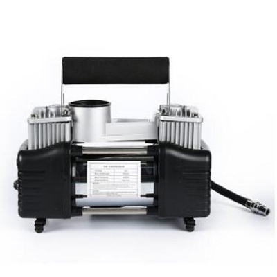 Harga yang bagus Kompresor Udara Kendaraan Silinder Ganda YF662B 180w 150psi Dalam Warna Silver on line