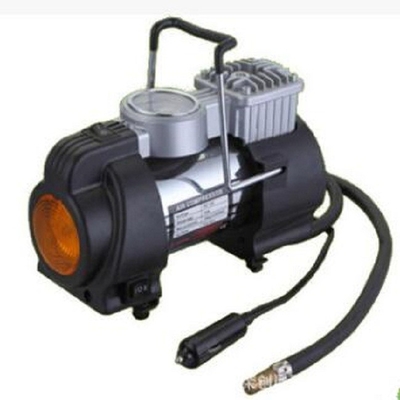 Harga yang bagus Pompa Udara Logam 3 In 1, Kompresor Udara Portabel 12v Dengan Lampu on line