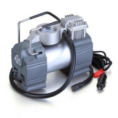 Harga yang bagus Kompresor Udara Kendaraan Potable Metal 12v 100psi OEM Dengan Pengukur Lampu on line