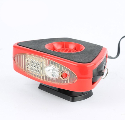 ABS Dc12v Portable PTC Keramik Pemanas Kipas Mobil Dengan Lampu LED