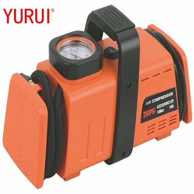 AC110-230v Portable Car Tire Inflator DC12v Dengan Handle