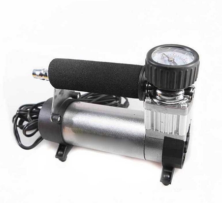 Harga yang bagus Silver Black Heavy Duty Portable Air Compressor 12v 140 Psi Air Pump Untuk Mobil on line