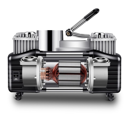 Harga yang bagus 12 Volt 180W Metal Air Compressor Pump untuk Mobil Dengan Nylon Bag on line