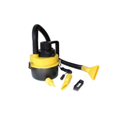 Kuning Portable ABS DC12v Mobil Gunakan Vacuum Cleaner Dengan Fleksibel basah dan kering