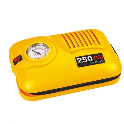 Harga yang bagus Bahan Plastik Kompresor Udara Mobil 250psi, Kompresor Udara Kendaraan 2 In 1 Dc 12v on line