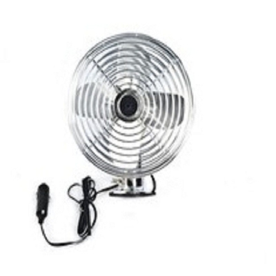 Harga yang bagus On/Off Switch Full Safety Metal Guard Mini Car Fan dengan Cigarette Light on line