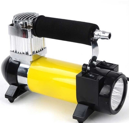Harga yang bagus Kompresor Udara Logam Dc 12v, Kompresor Daya Tinggi 100 Psi Dengan Lampu on line