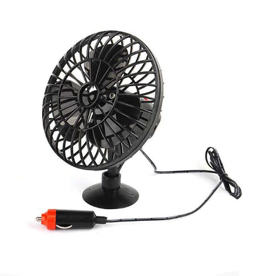 Harga yang bagus Kipas Pendingin Mobil Berosilasi DC 12V Dengan Sakelar On / Off Suction Cup Mounting on line