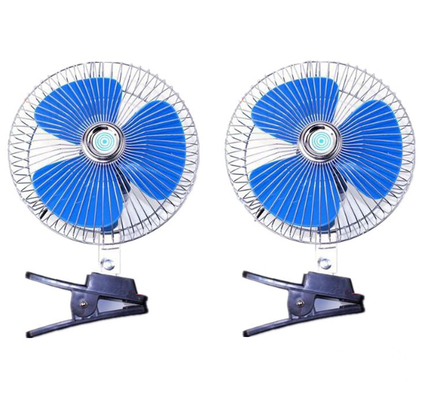 Harga yang bagus Kipas Pendingin Otomotif Biru Dan Perak / Kipas Radiator Listrik Logam Dan Plastik on line