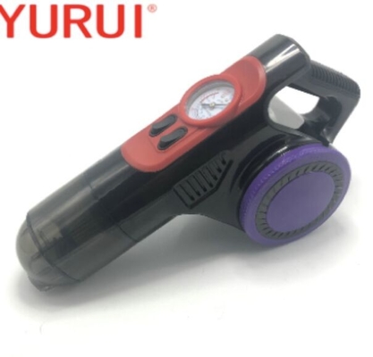 Rechargeable 12V Vacuum Cleaner Dan Kompresor Udara Handheld Mini Dengan LED Cahaya Udara 4-In-1 Ban Inflate Dan Pembersih
