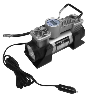Harga yang bagus Ban Mobil Inflator Digital Gauge Kompresor Udara Mobil DC 12v Silinder Ganda on line