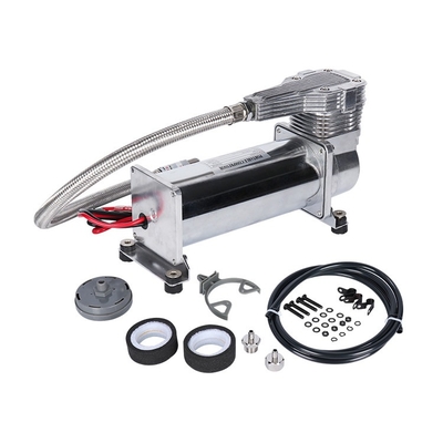 Harga yang bagus Kompresor udara portabel baja Chrome cepat 12v tugas berat untuk mobil offroad on line